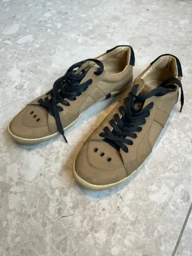 Tênis Osklen Casual Couro Bege Masculino Tam. 42