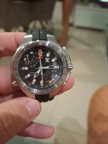 RELÓGIO TIMEX TX T3B891 FLYBACK CHRONOGRAPH DUAL TIME ORIGINAL