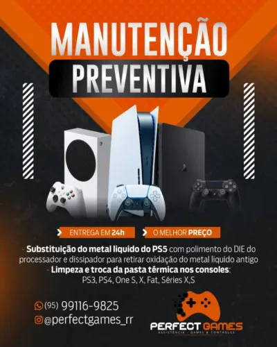 Manutençao Preventiva em Video Games