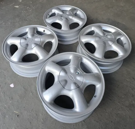 Jogo de roda GM original aro 14 pick up Corsa Montana Celta prisma Kadett astra Vectra