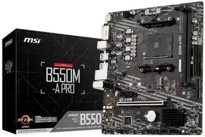 B550m a pro da MSI intacta na caixa