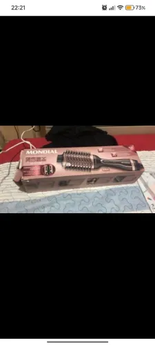 Escova de cabelo, (não giratória)