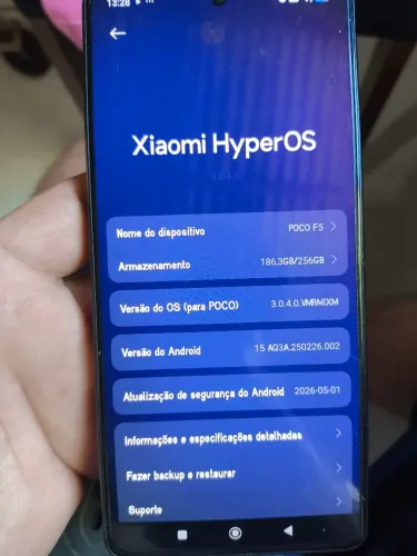 Poco f5 funcionando perfeitamente $600 carregamento turbo em poucos minutos