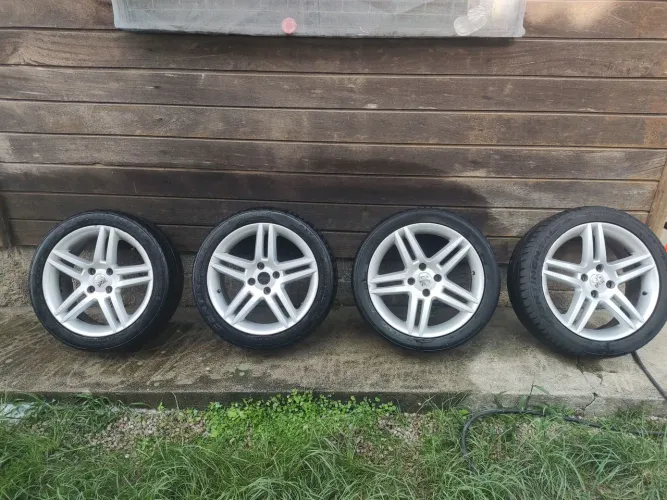 Jogo rodas Peugeot 308/408 thp R17 com os pneus