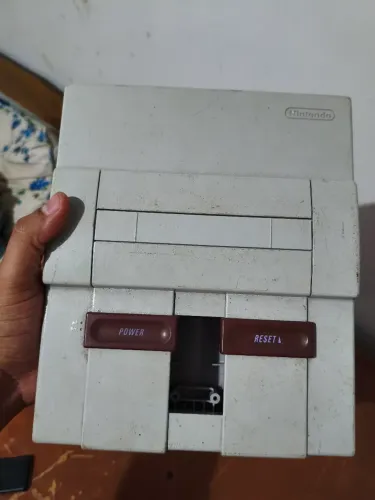 Carcaça Super Nintendo FAT + Botão Power