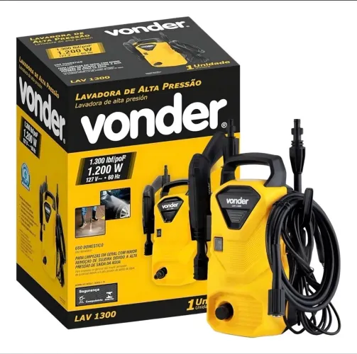 Lavadora de alta pressão vonder 1.300 seme-nova
