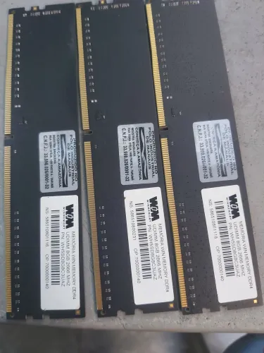Memórias ddr4 8gb 2666mhz com defeito pra ser consertado