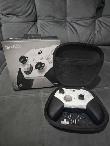 Controle Xbox Elite Series 2 COMPLETO + todos os acessórios