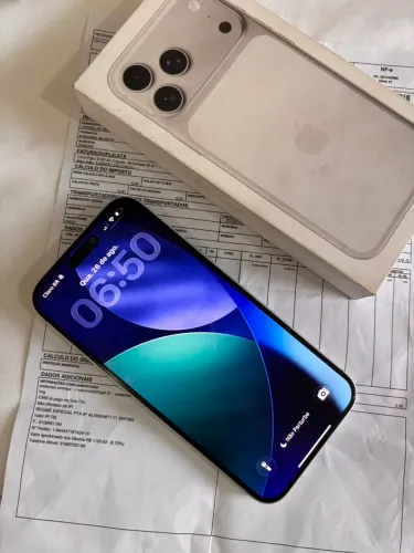 iPhone 17 pro max com nota fiscal