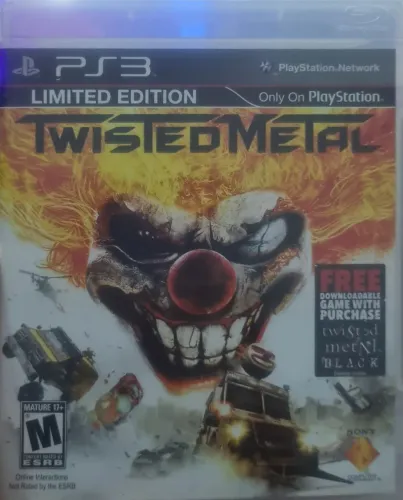 Twisted Metal Ps3 Com manual e códigos Skin E jogo Twisted metal Black