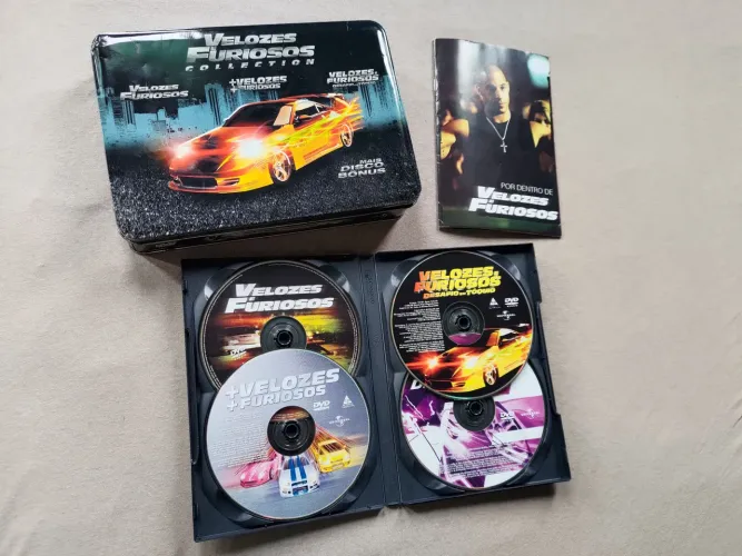 Dvd box lata, Velozes e Furiosos Collection.(Raro)