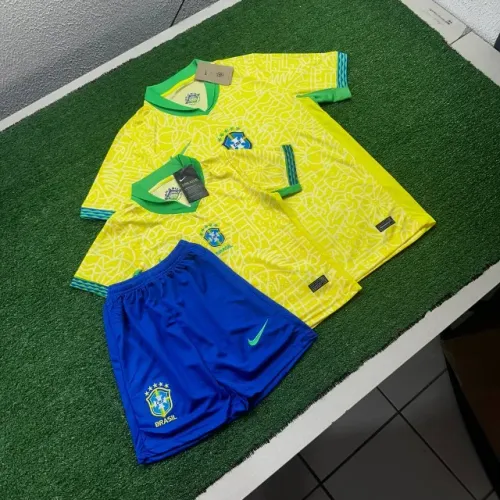 Conjunto Infantil do Brasil 2025 Amarelo