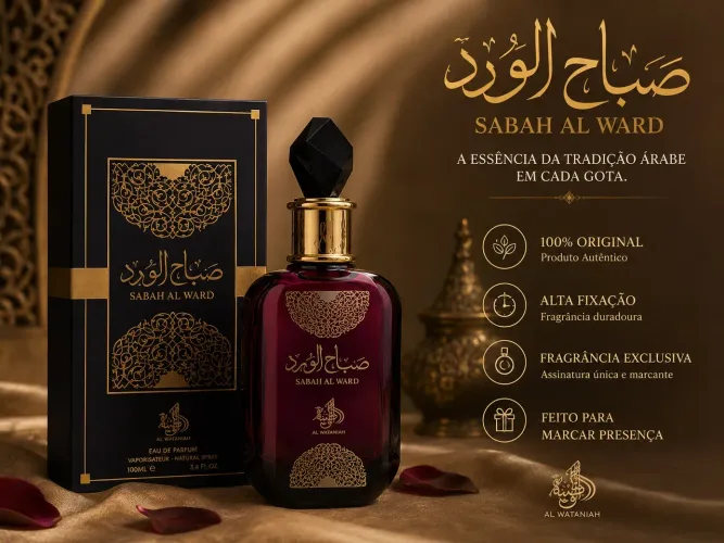 Sabah Al Ward - Al Wataniah Eau de Parfum Feminino - 100 ml