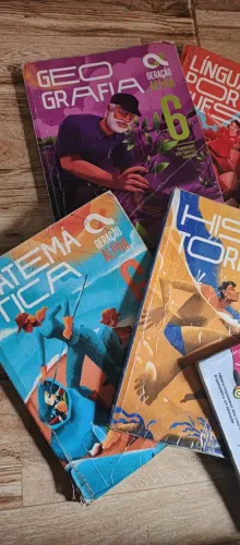 Livros didáticos 6° ano Geração alpha