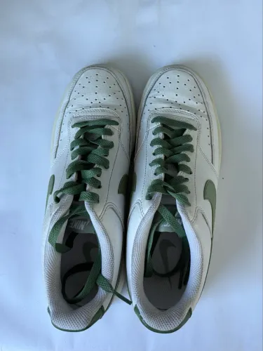     Nike Court Vision Low Original Branco/Verde Tam 39 c/ Caixa