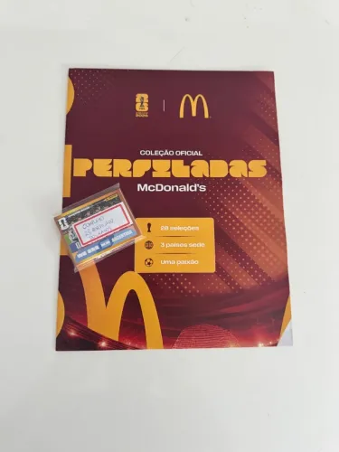 Encarte figurinhas Mc Donalds 2026 completo