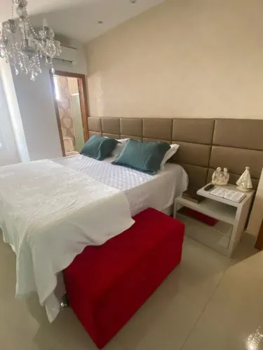 casa em condomínio fechado mobiliada venda com 3 suite no bairro santa cruz