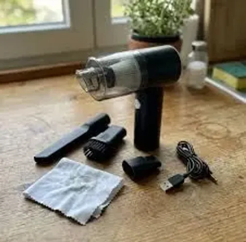 MINI ASPIRADOR AUTOMOTIVO PORTÁTIL RECARREGÁVEL - PREMIUM BIVOLT