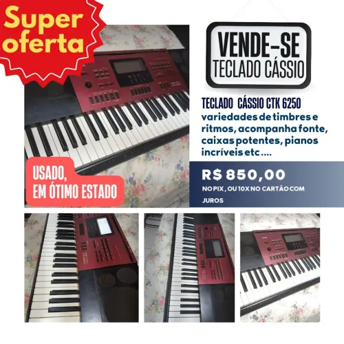 Teclado Casio ctk 6250
