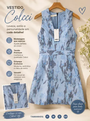 Vestido Colcci original, TAMANHO: M- novo com etiqueta, com modelagem que valoriza e um te