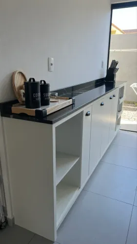 Balcão cozinha + moldura de geladeira MDF novos