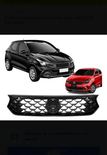 Grande frontal Argo 2017 a 2020