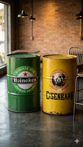 2 Tonel barril decorativo bar