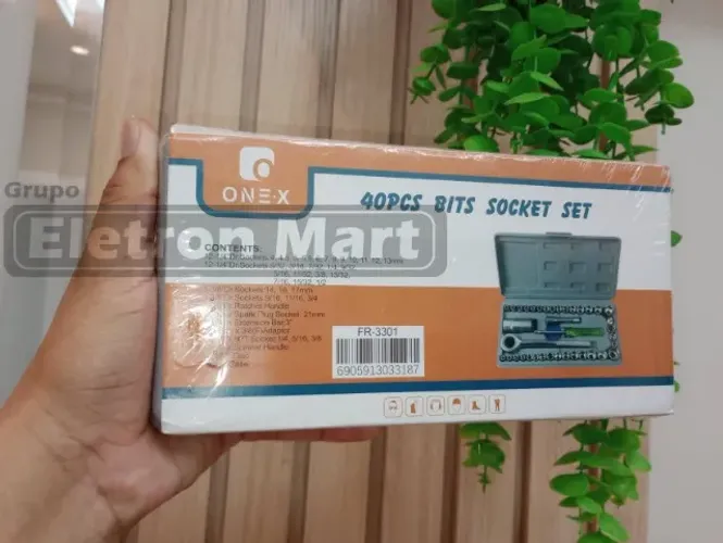 Kit Jogo de Ferramenta / Jogo de Chave Catraca entrego