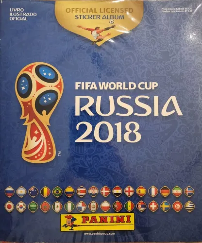 Álbum Panini Copa do Mundo FIFA Rússia 2018 - Brochura (completo)