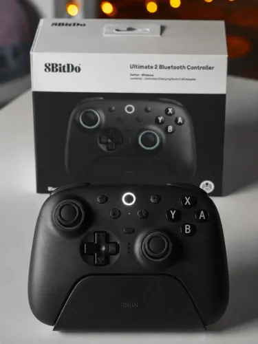 Controle 8BitDo Ultimate 2 Bluetooth Com Giroscópio para Switch + Sensor de movimento. Nov