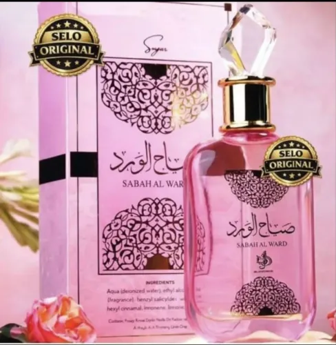 Sabah Al Ward Sugar Eau de Parfum - Perfume Árabe Feminino 100ml.