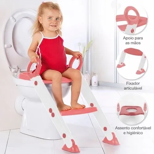 Escada assento redutor infantil 