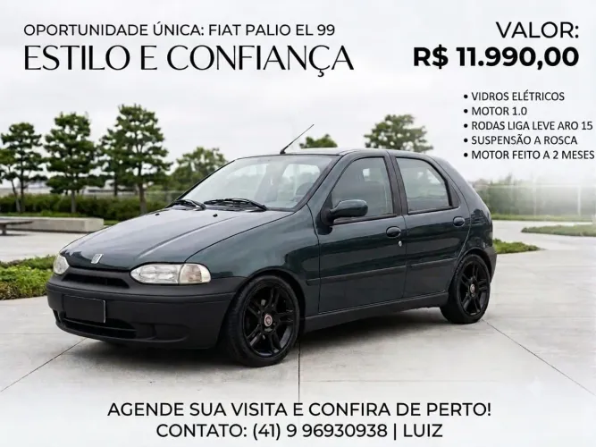 Fiat Palio EDX 1.0 MPI 4P 1999