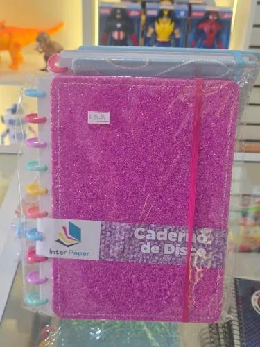 Caderno de Disco Inteligente Fichario