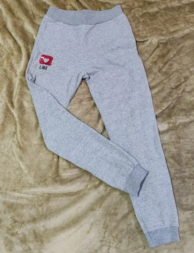 Calça de moletom infantil menina