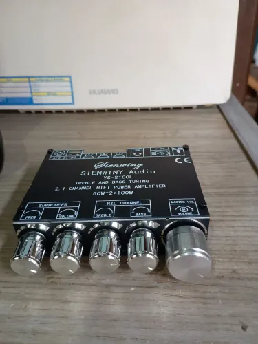 Amplificador Bluetooth USB auxiliar 150 watts.