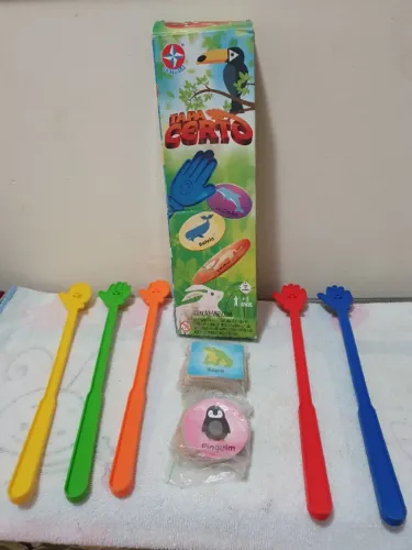 Brinquedo Estrela Tapa Certo Na Caixa Completo Com 5 Maozinhas
