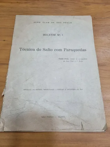 Manual "Técnica do Salto com Paraquedas" de 1943