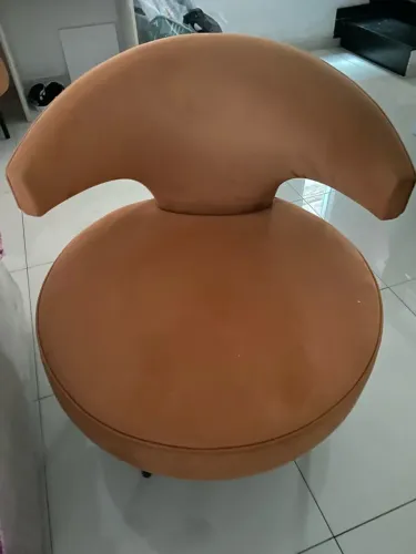 2 Poltronas Laranja veludo