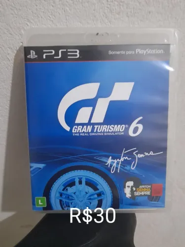 JOGO MÍDIA FÍSICA GRAN TURISMO 6 PS3