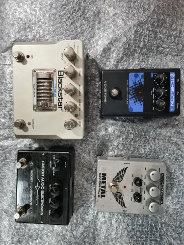 Pedais Diversos Para Guitarra e Voz
