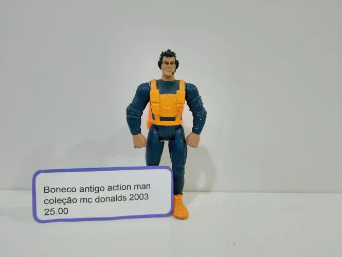 Miniatura _ boneco antigo action man McDonald's