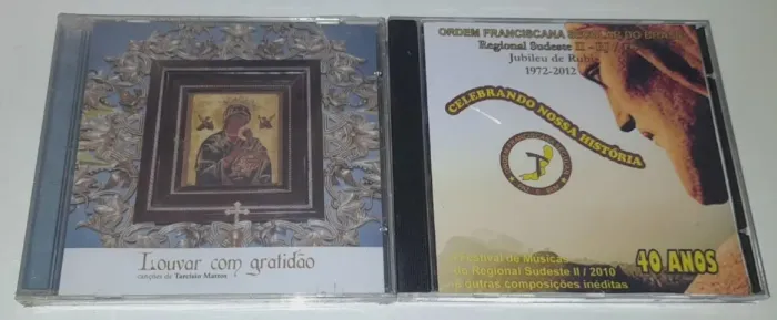 2 Cd´s - Louvor Cristão 1 - Louvor Com Gratidão & Celebrando Nossa História