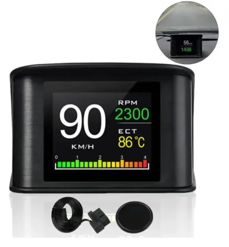 scanner obd2 p10 Hud temperatura água do motor