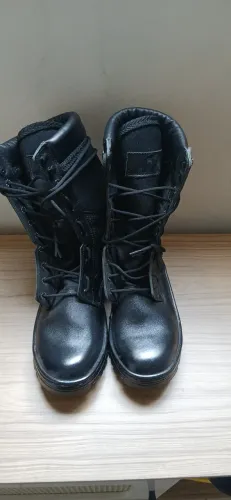 Coturno militar preto - tamanho 42 (sem zíper)