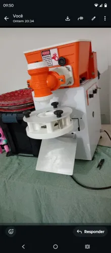 Máquina nova de fazer salgados. Preço imperdível!