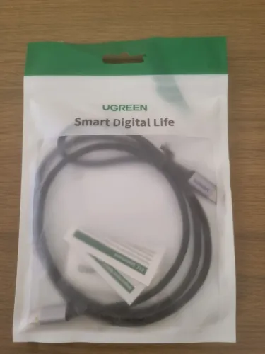 Cabo usb ugreen 100W/5A para carregamento velocidade 480mbs usb 2.0 chip marker 1 metro