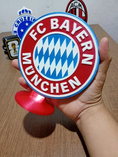 Placa colecionável do FC Bayern münchen