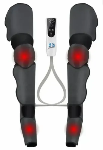 Bota de Compressão Pneumática 3D com Aquecimento - Fisioterapia e Circulação