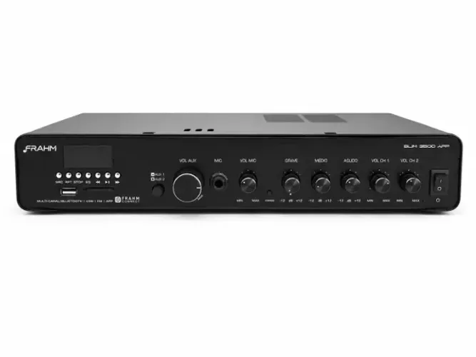 Amplificador Frahm Slim 3500 App Bluetooth 240W RMS